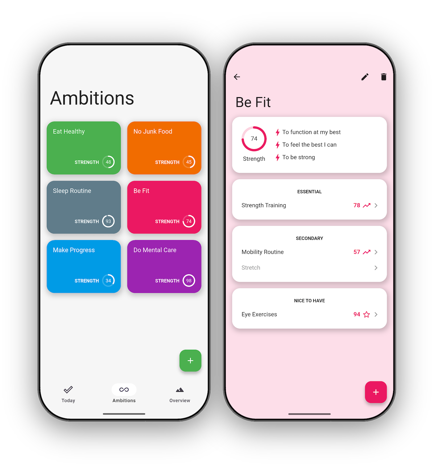 ambitions screens